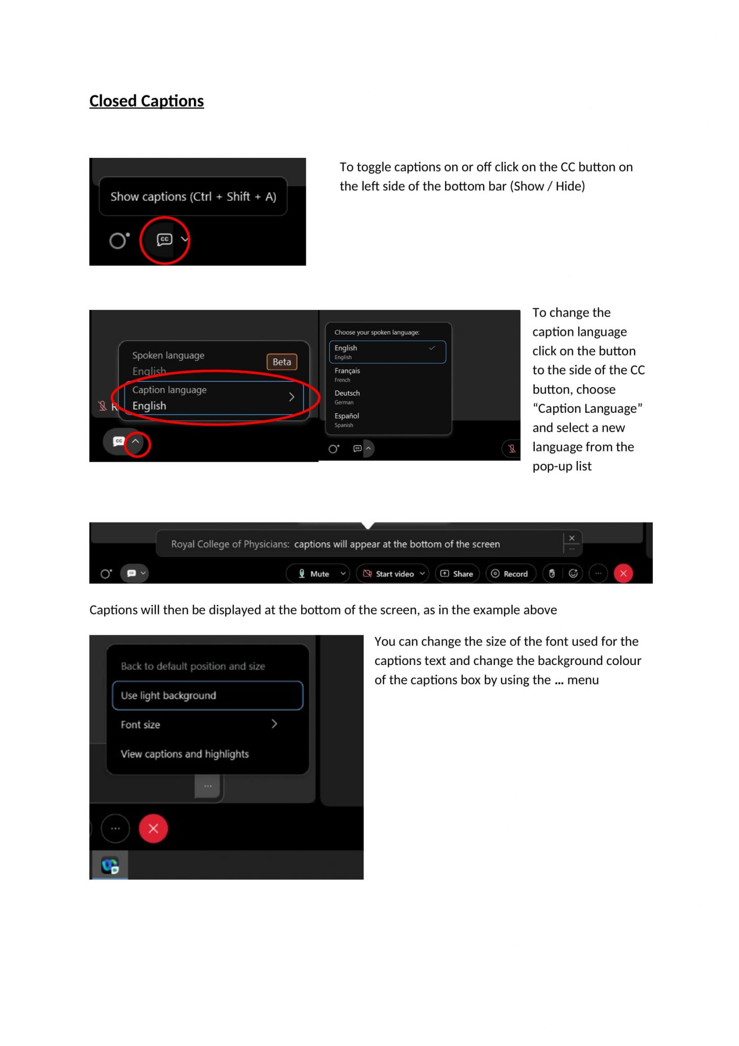 Webex - Information Sheet - Webex - Information Sheet